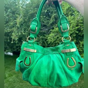 B. Makowsky leather handbag